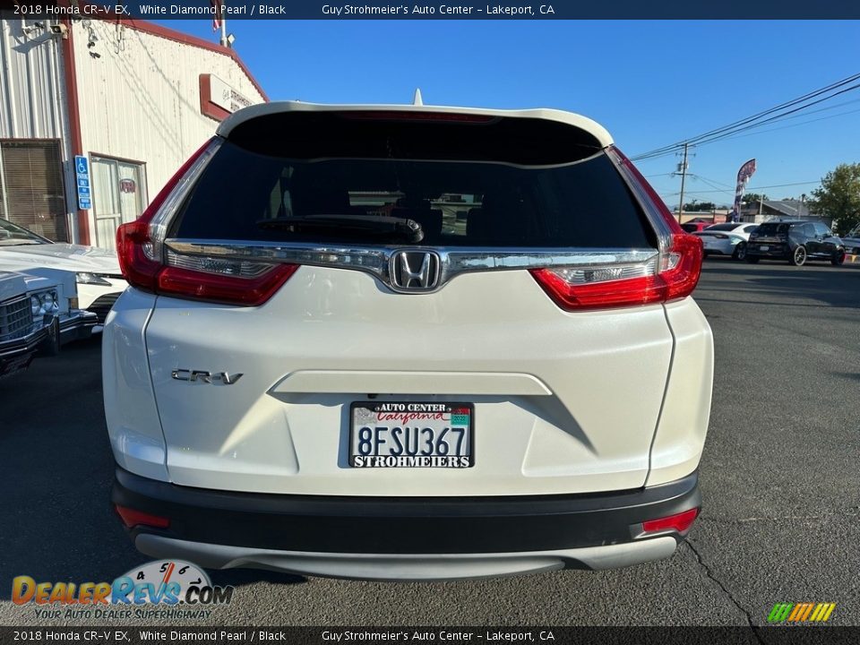 2018 Honda CR-V EX White Diamond Pearl / Black Photo #5