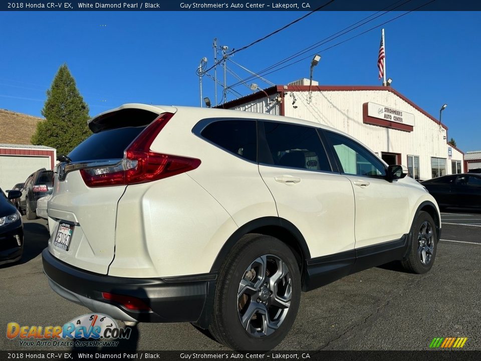 2018 Honda CR-V EX White Diamond Pearl / Black Photo #6