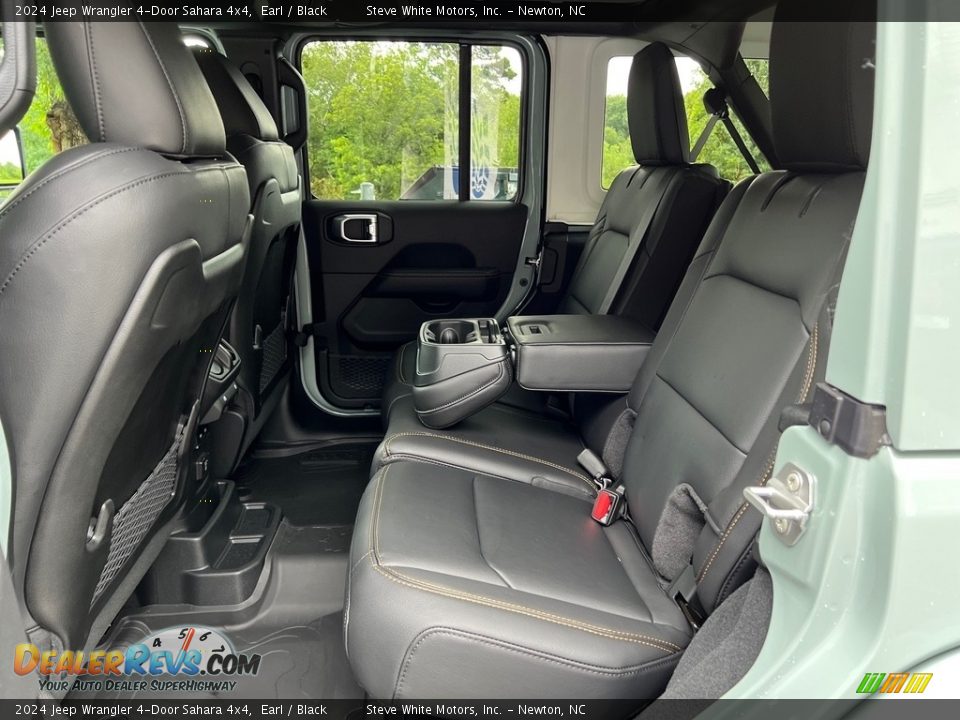 Rear Seat of 2024 Jeep Wrangler 4-Door Sahara 4x4 Photo #15