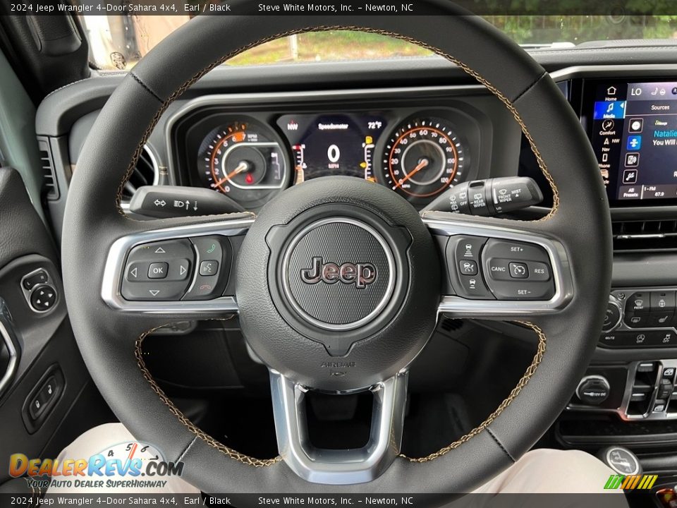 2024 Jeep Wrangler 4-Door Sahara 4x4 Steering Wheel Photo #21