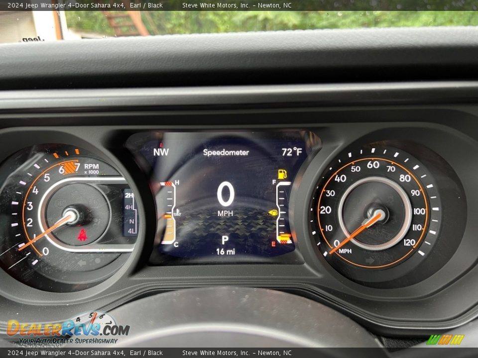 2024 Jeep Wrangler 4-Door Sahara 4x4 Gauges Photo #22