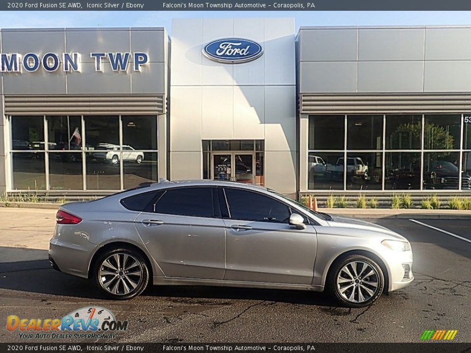 2020 Ford Fusion SE AWD Iconic Silver / Ebony Photo #1