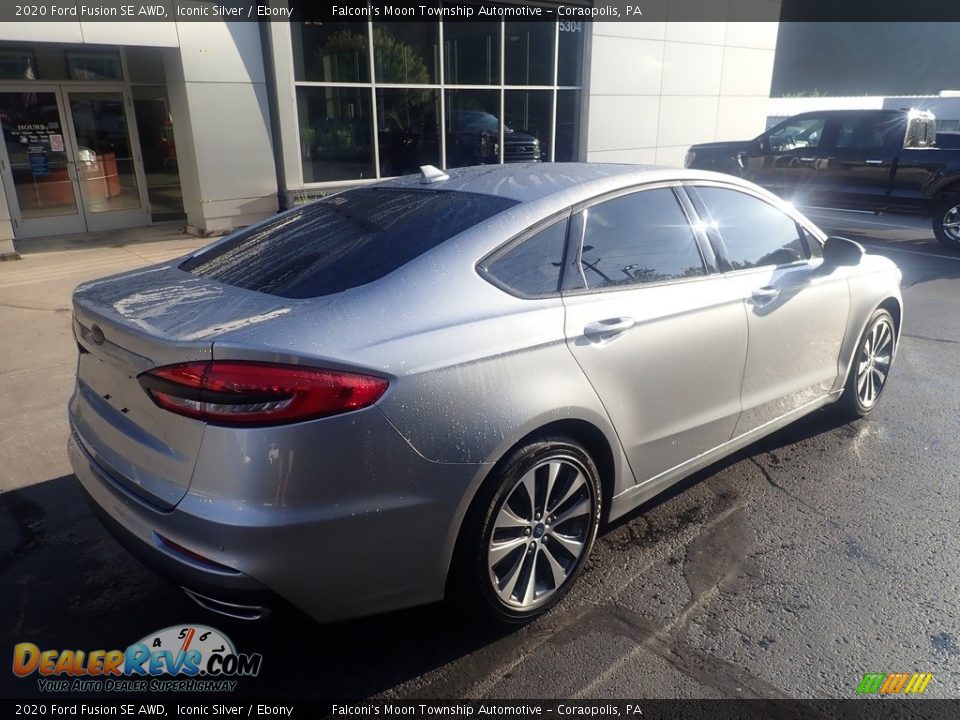 2020 Ford Fusion SE AWD Iconic Silver / Ebony Photo #2