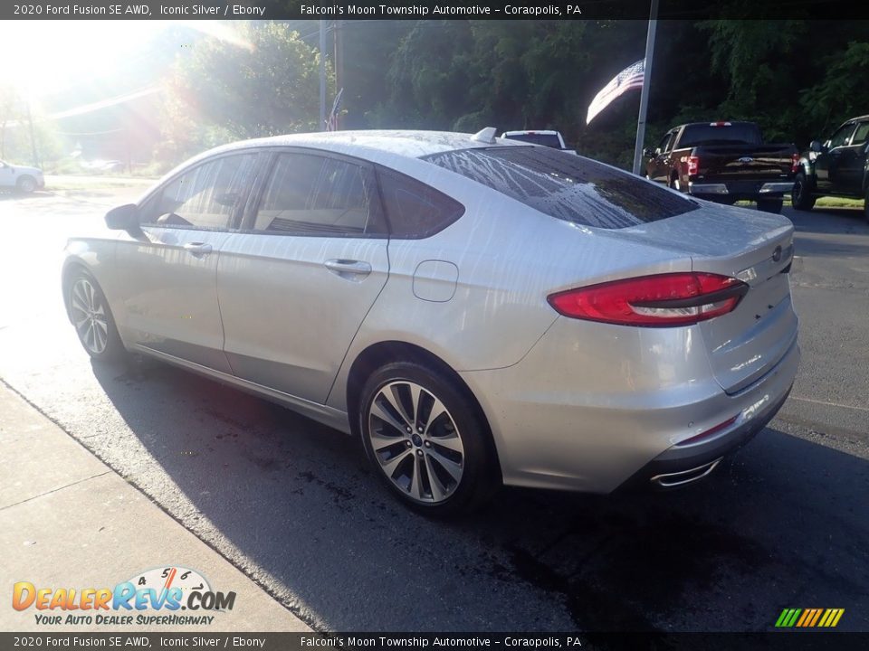 2020 Ford Fusion SE AWD Iconic Silver / Ebony Photo #5