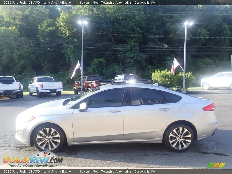 2020 Ford Fusion SE AWD Iconic Silver / Ebony Photo #6