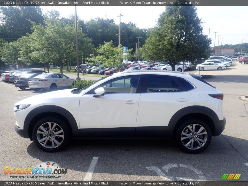 2023 Mazda CX-30 S Select AWD Snowflake White Pearl Mica / Black Photo #6