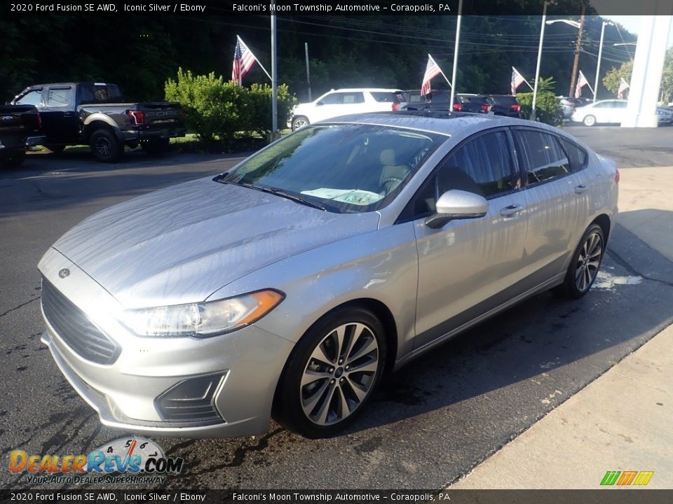 2020 Ford Fusion SE AWD Iconic Silver / Ebony Photo #7