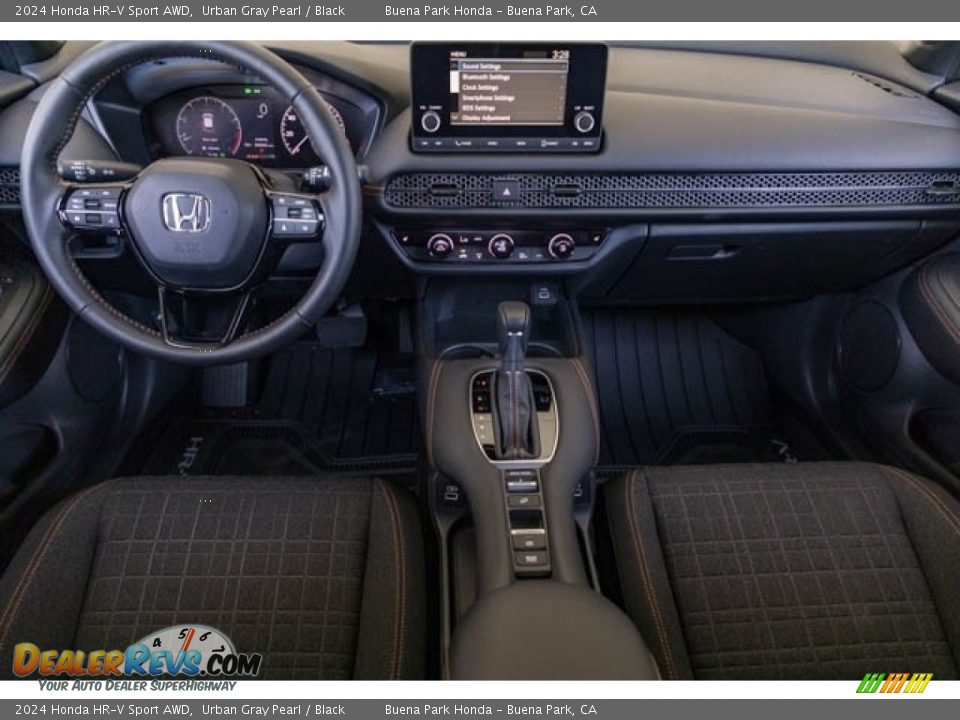Black Interior - 2024 Honda HR-V Sport AWD Photo #19