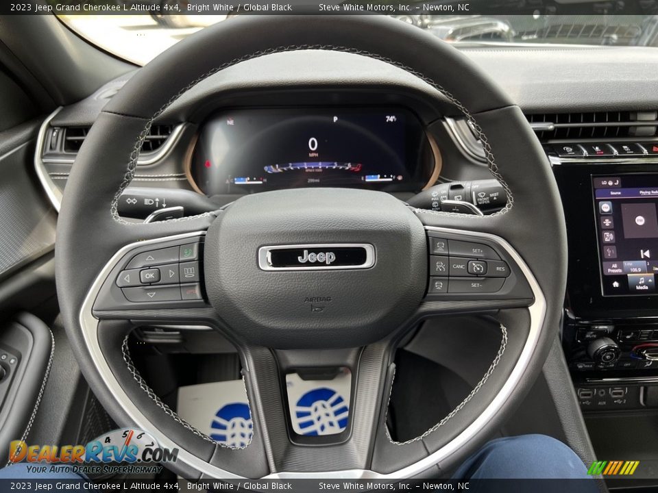 2023 Jeep Grand Cherokee L Altitude 4x4 Steering Wheel Photo #20