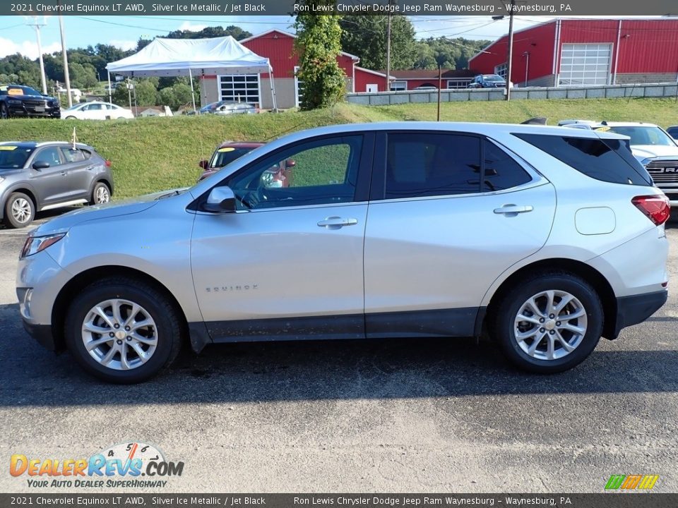 2021 Chevrolet Equinox LT AWD Silver Ice Metallic / Jet Black Photo #2