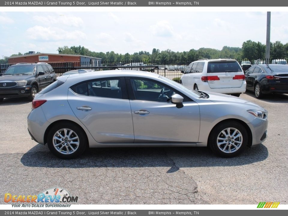 Liquid Silver Metallic 2014 Mazda MAZDA3 i Grand Touring 5 Door Photo #6