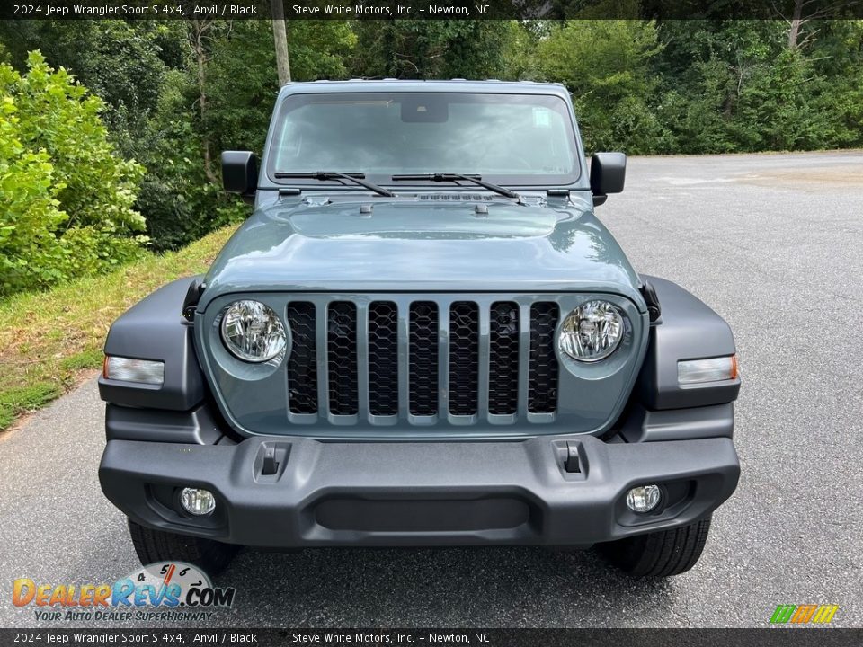 2024 Jeep Wrangler Sport S 4x4 Anvil / Black Photo #3