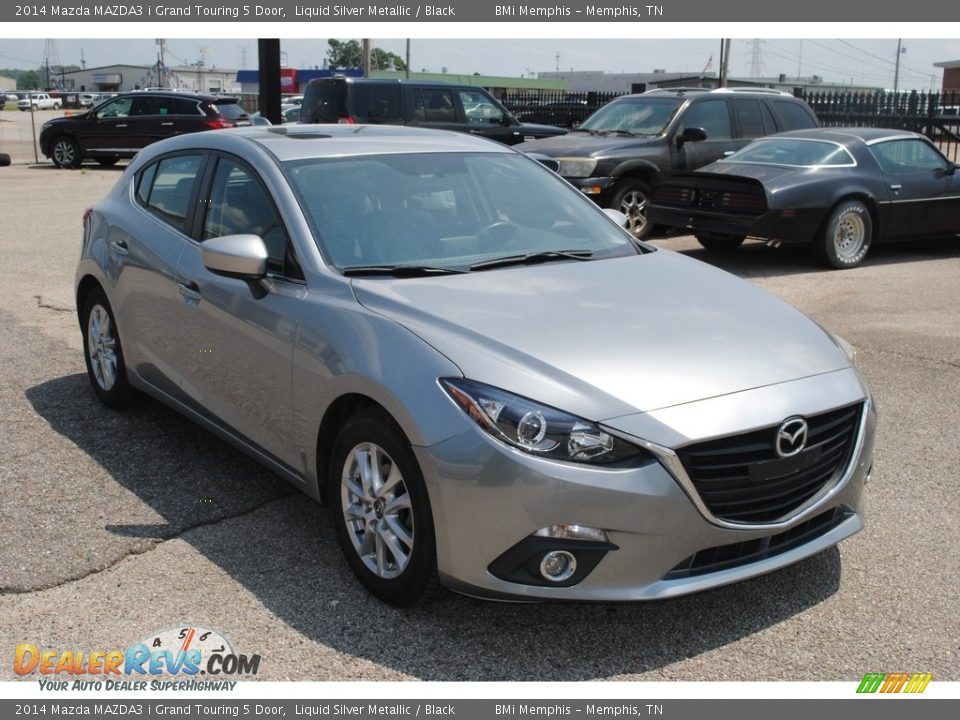 Front 3/4 View of 2014 Mazda MAZDA3 i Grand Touring 5 Door Photo #7