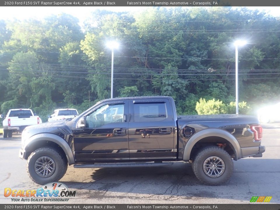 2020 Ford F150 SVT Raptor SuperCrew 4x4 Agate Black / Black Photo #5