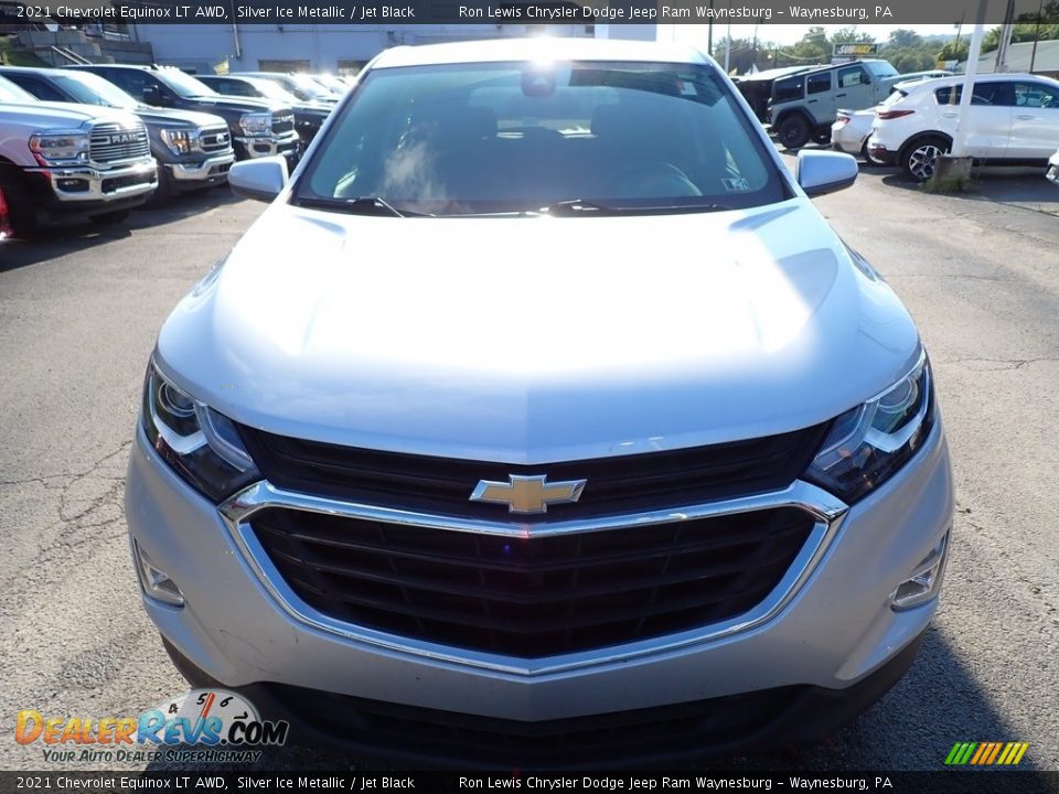 2021 Chevrolet Equinox LT AWD Silver Ice Metallic / Jet Black Photo #9