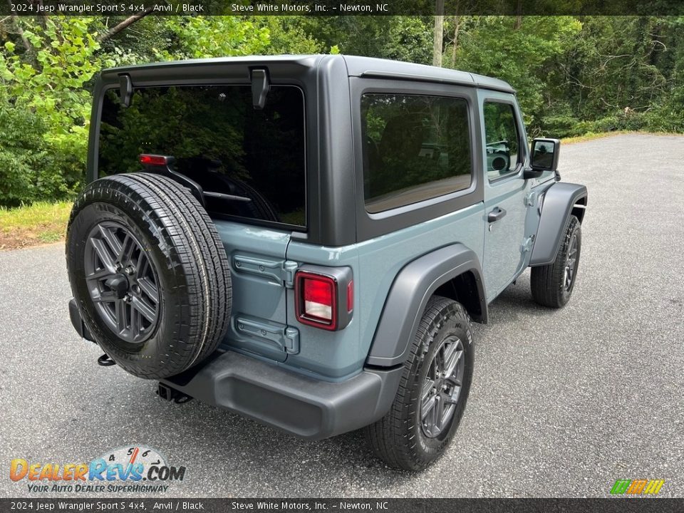 2024 Jeep Wrangler Sport S 4x4 Anvil / Black Photo #6