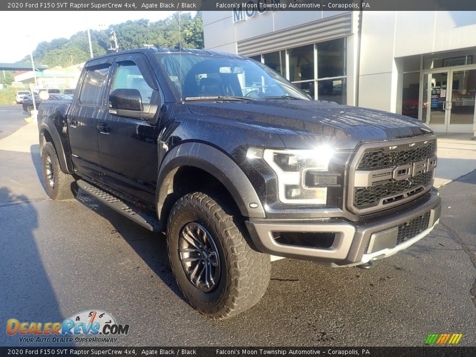 2020 Ford F150 SVT Raptor SuperCrew 4x4 Agate Black / Black Photo #8