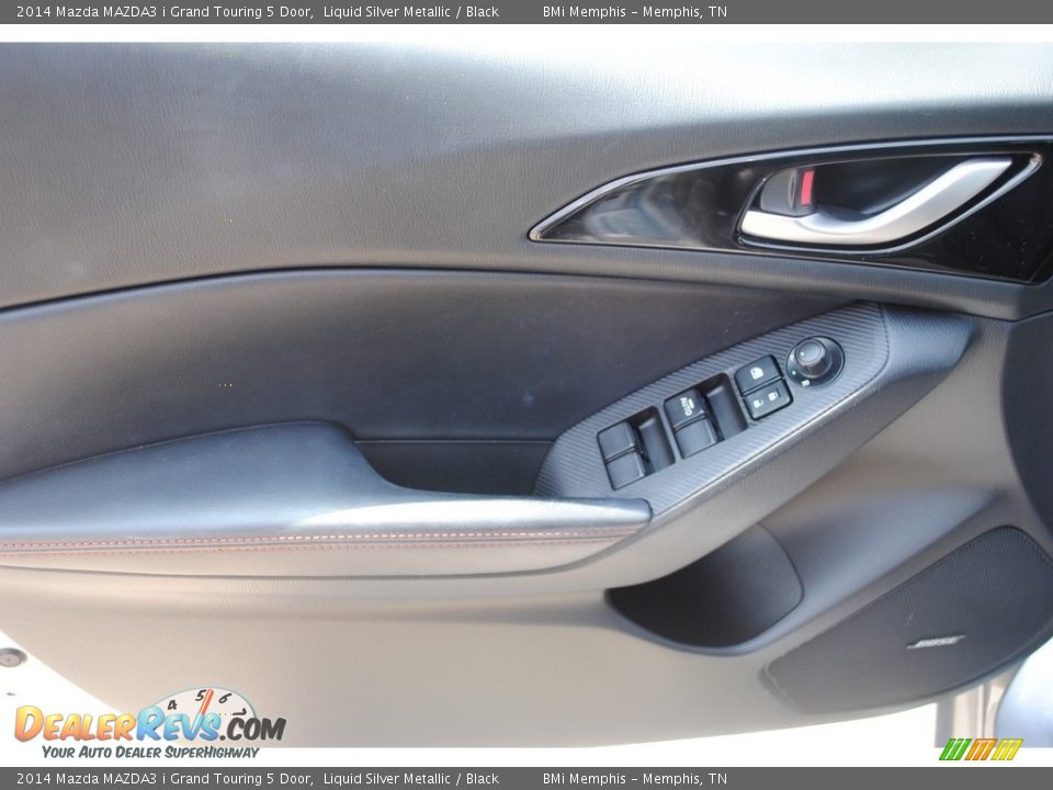 2014 Mazda MAZDA3 i Grand Touring 5 Door Liquid Silver Metallic / Black Photo #10
