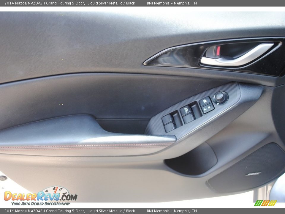 2014 Mazda MAZDA3 i Grand Touring 5 Door Liquid Silver Metallic / Black Photo #10
