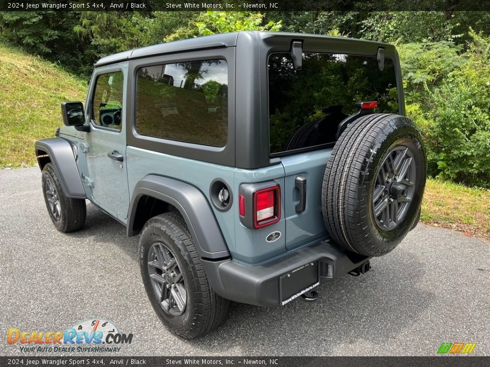 2024 Jeep Wrangler Sport S 4x4 Anvil / Black Photo #8