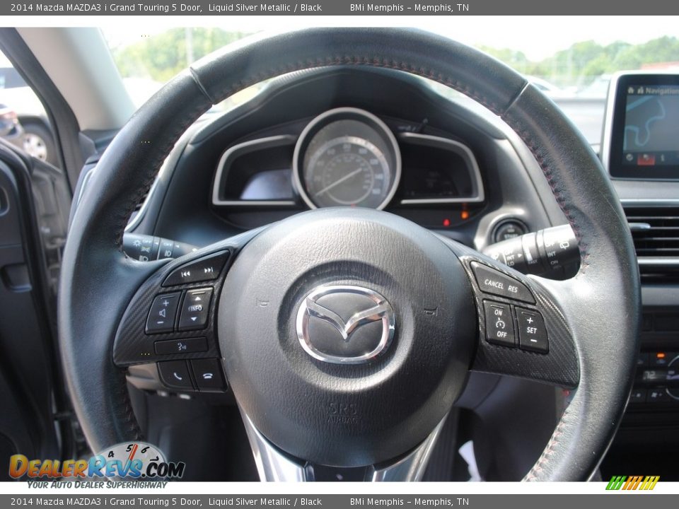 2014 Mazda MAZDA3 i Grand Touring 5 Door Steering Wheel Photo #12