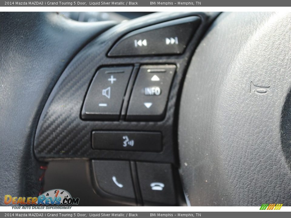 2014 Mazda MAZDA3 i Grand Touring 5 Door Steering Wheel Photo #13