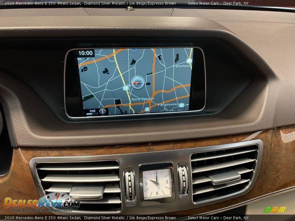 Navigation of 2016 Mercedes-Benz E 350 4Matic Sedan Photo #11