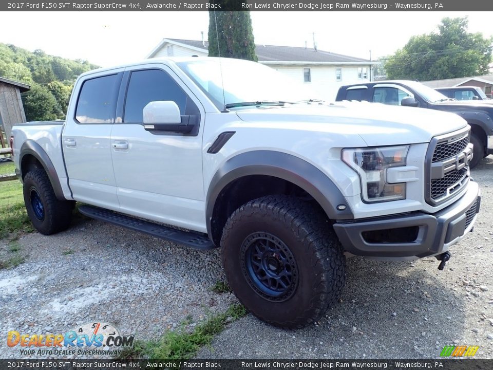 2017 Ford F150 SVT Raptor SuperCrew 4x4 Avalanche / Raptor Black Photo #4