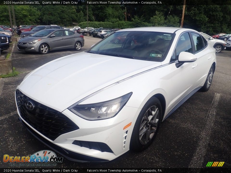 2020 Hyundai Sonata SEL Quartz White / Dark Gray Photo #1