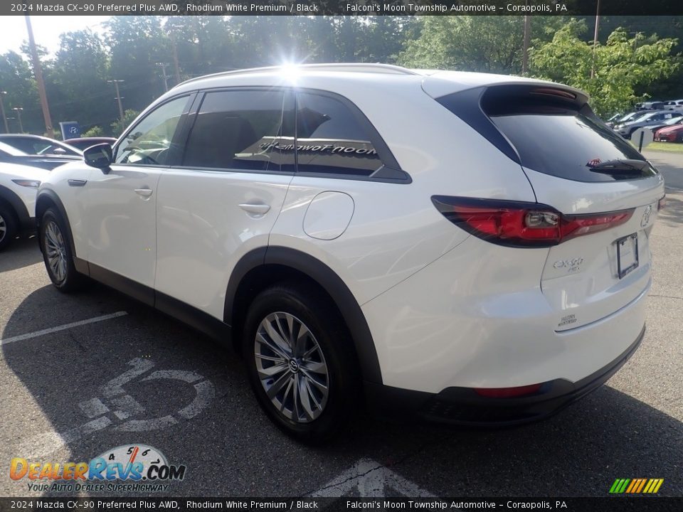 2024 Mazda CX-90 Preferred Plus AWD Rhodium White Premium / Black Photo #5