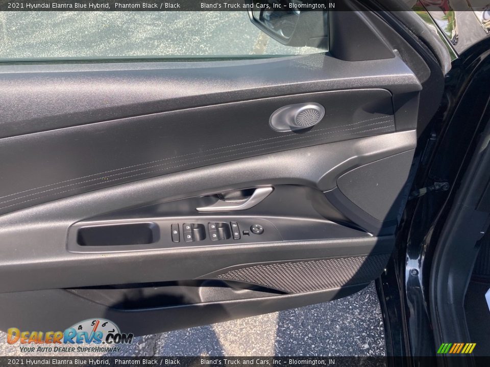 Door Panel of 2021 Hyundai Elantra Blue Hybrid Photo #10