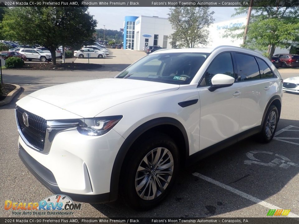 2024 Mazda CX-90 Preferred Plus AWD Rhodium White Premium / Black Photo #7