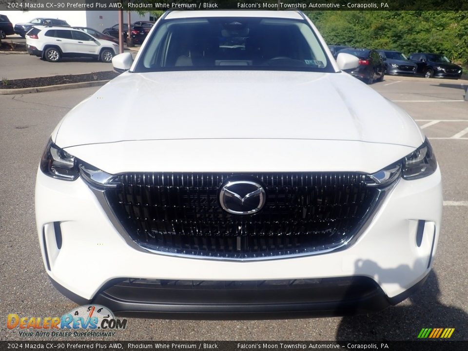 2024 Mazda CX-90 Preferred Plus AWD Rhodium White Premium / Black Photo #8