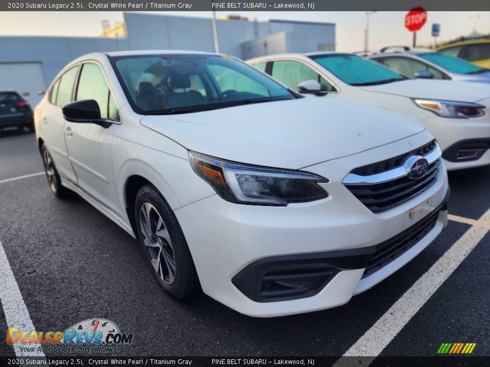 2020 Subaru Legacy 2.5i Crystal White Pearl / Titanium Gray Photo #2