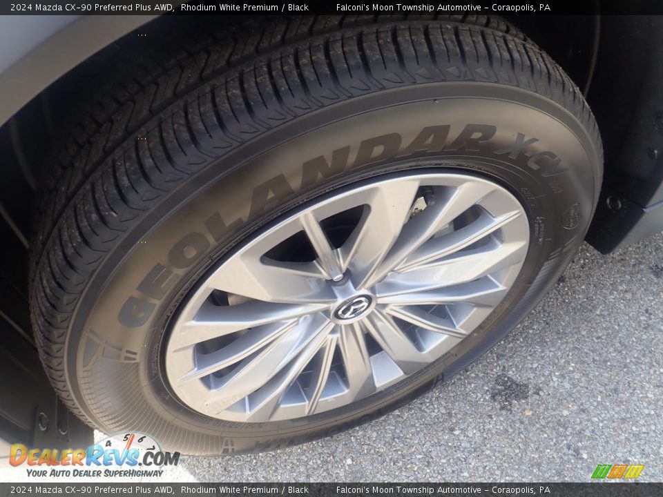 2024 Mazda CX-90 Preferred Plus AWD Rhodium White Premium / Black Photo #10