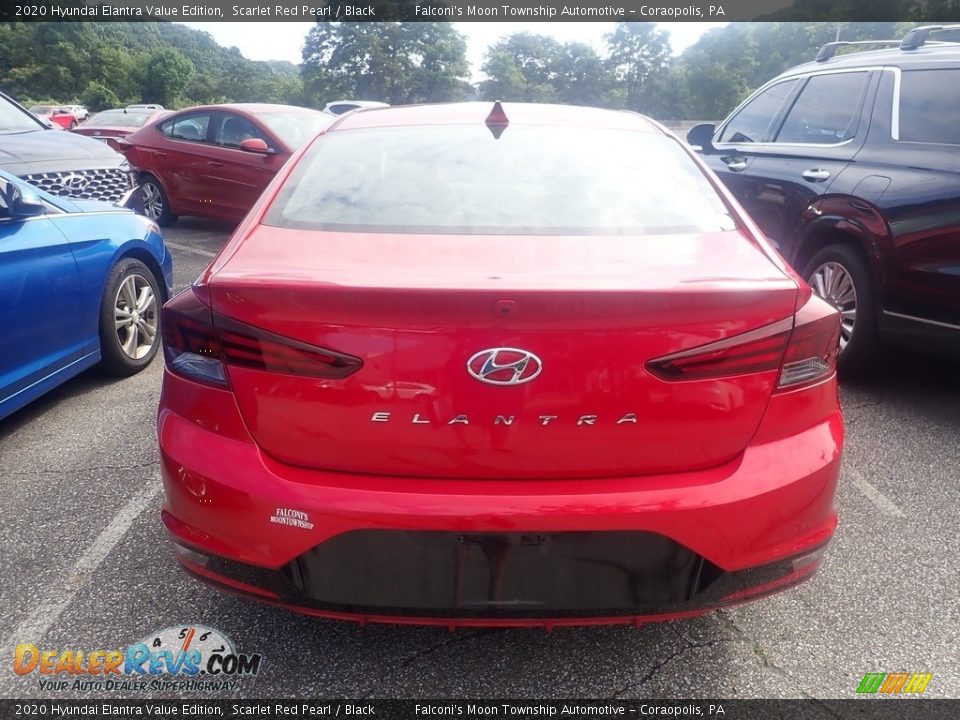 2020 Hyundai Elantra Value Edition Scarlet Red Pearl / Black Photo #3