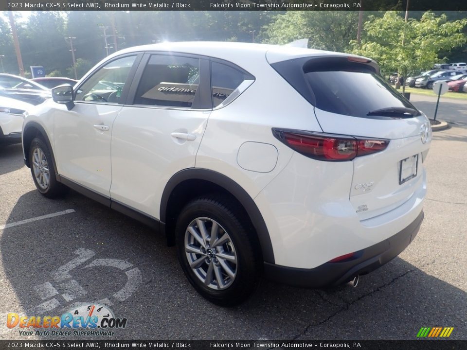 2023 Mazda CX-5 S Select AWD Rhodium White Metallic / Black Photo #5