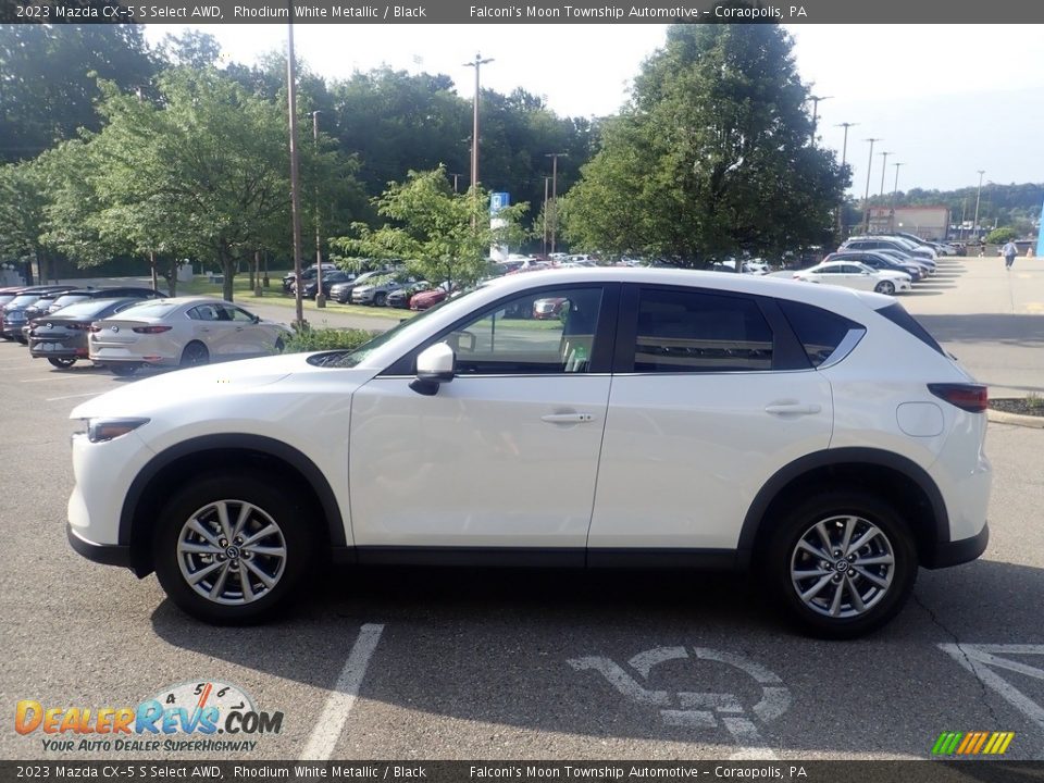 2023 Mazda CX-5 S Select AWD Rhodium White Metallic / Black Photo #6