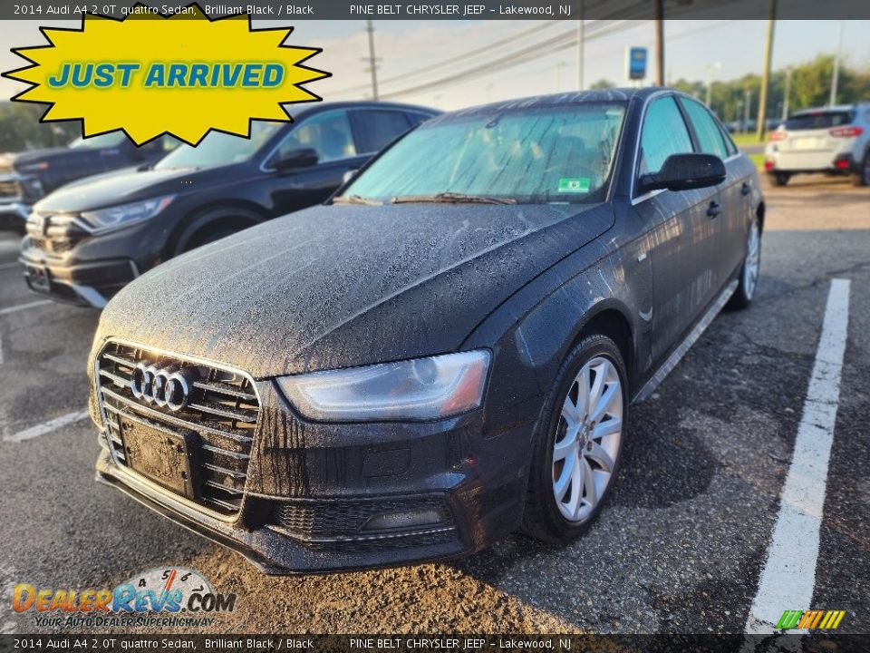 2014 Audi A4 2.0T quattro Sedan Brilliant Black / Black Photo #1