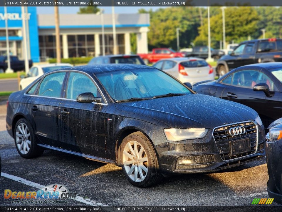 2014 Audi A4 2.0T quattro Sedan Brilliant Black / Black Photo #2