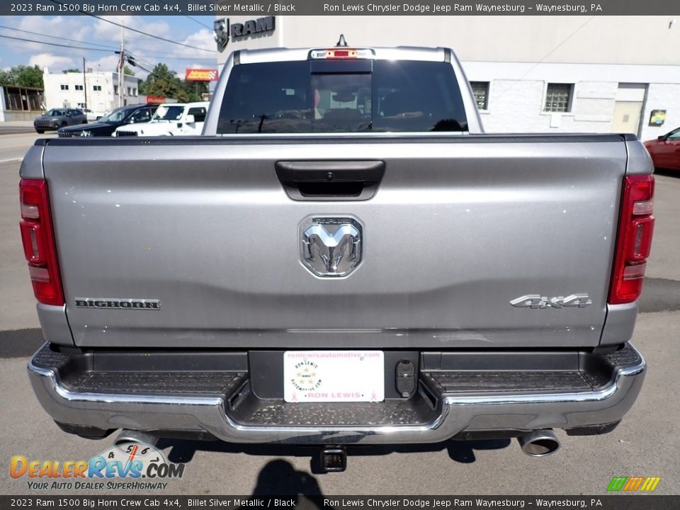 2023 Ram 1500 Big Horn Crew Cab 4x4 Billet Silver Metallic / Black Photo #4