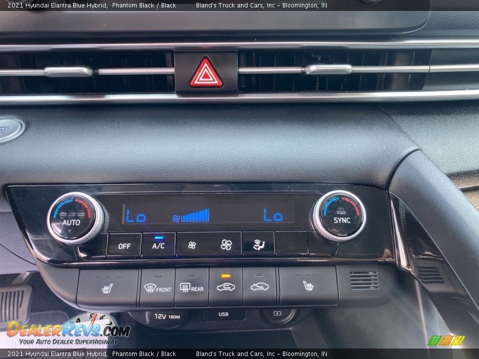 Controls of 2021 Hyundai Elantra Blue Hybrid Photo #27