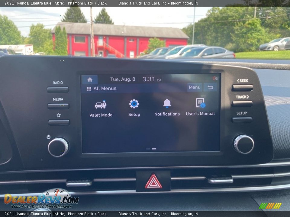 2021 Hyundai Elantra Blue Hybrid Phantom Black / Black Photo #29