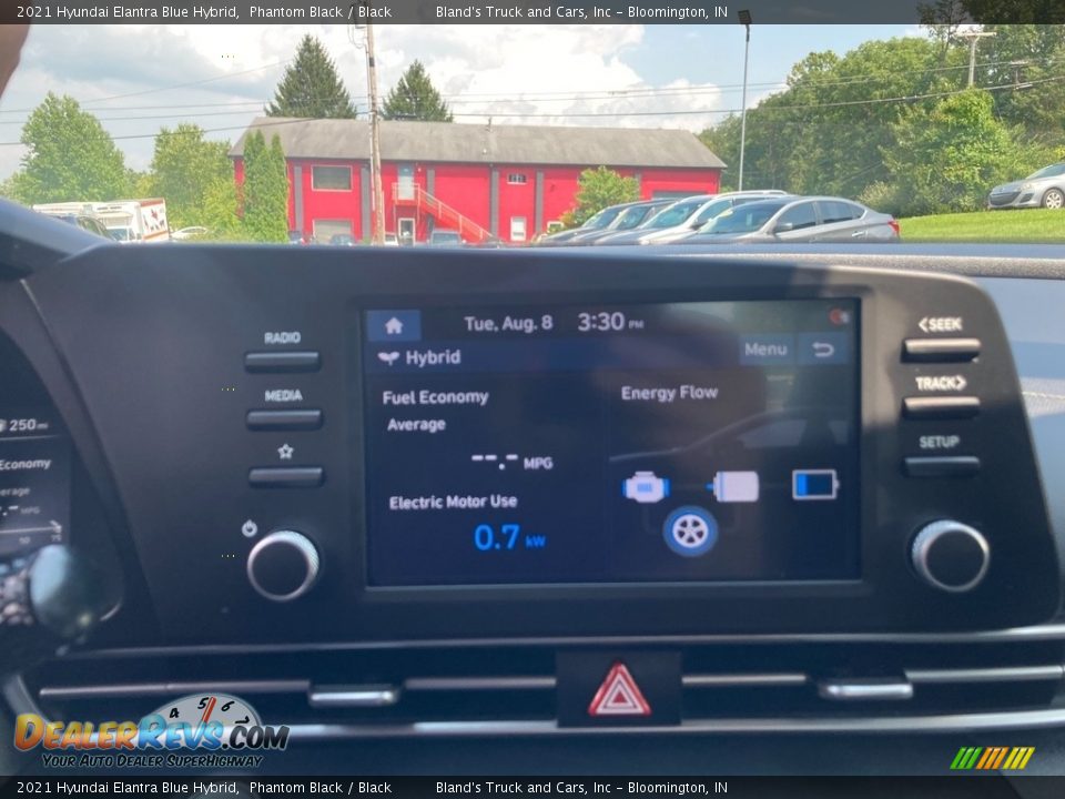 Controls of 2021 Hyundai Elantra Blue Hybrid Photo #34