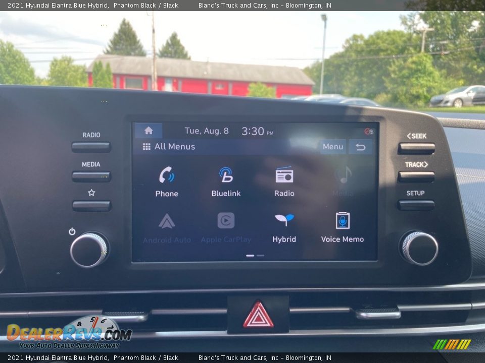Controls of 2021 Hyundai Elantra Blue Hybrid Photo #35