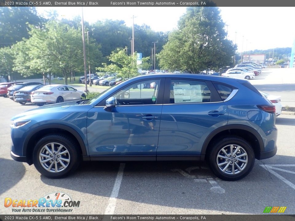 2023 Mazda CX-5 S AWD Eternal Blue Mica / Black Photo #6