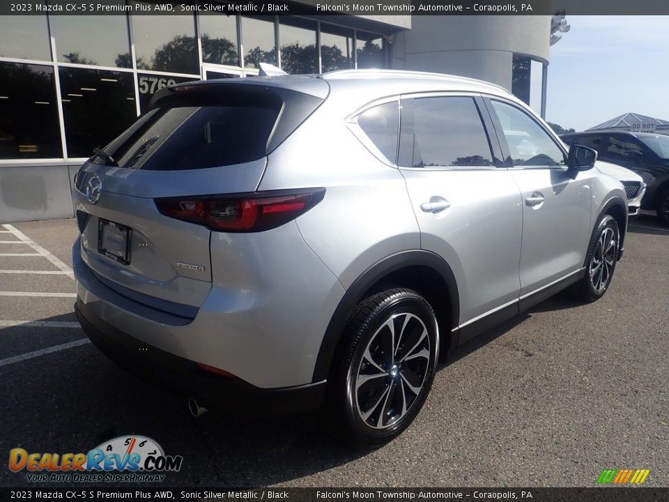 2023 Mazda CX-5 S Premium Plus AWD Sonic Silver Metallic / Black Photo #2