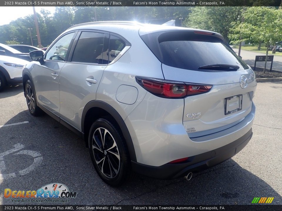 2023 Mazda CX-5 S Premium Plus AWD Sonic Silver Metallic / Black Photo #5