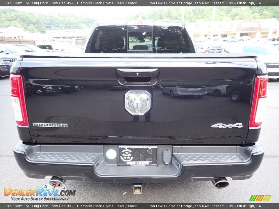 2020 Ram 1500 Big Horn Crew Cab 4x4 Diamond Black Crystal Pearl / Black Photo #4