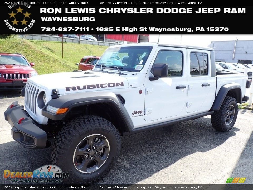 2023 Jeep Gladiator Rubicon 4x4 Bright White / Black Photo #1